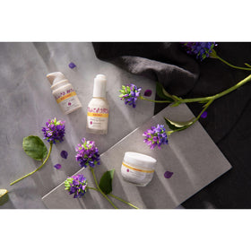 Burt's Bees Renewal Firming Eye Cream applied around the eye