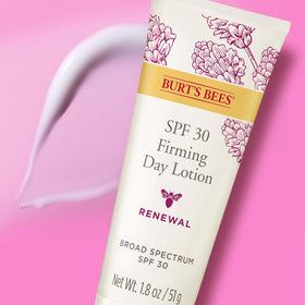 Burt's Bees Renewal SPF 30 Firming Day Lotion lifestyle shot