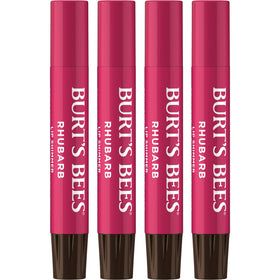 Burt's Bees Shimmer Lip Tint Set 4-Pack with Rhubarb Colour