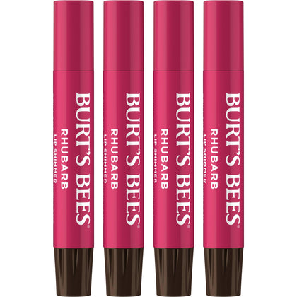 Burt's Bees Shimmer Lip Tint Set 4-Pack with Rhubarb Colour