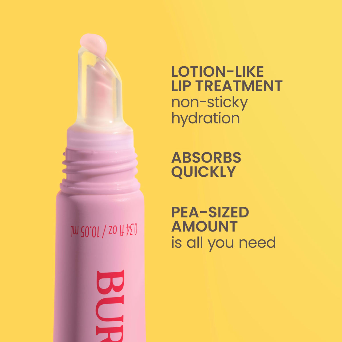 Burt's Bees Sweet Strawberry Lip Milk packaging with ingredients