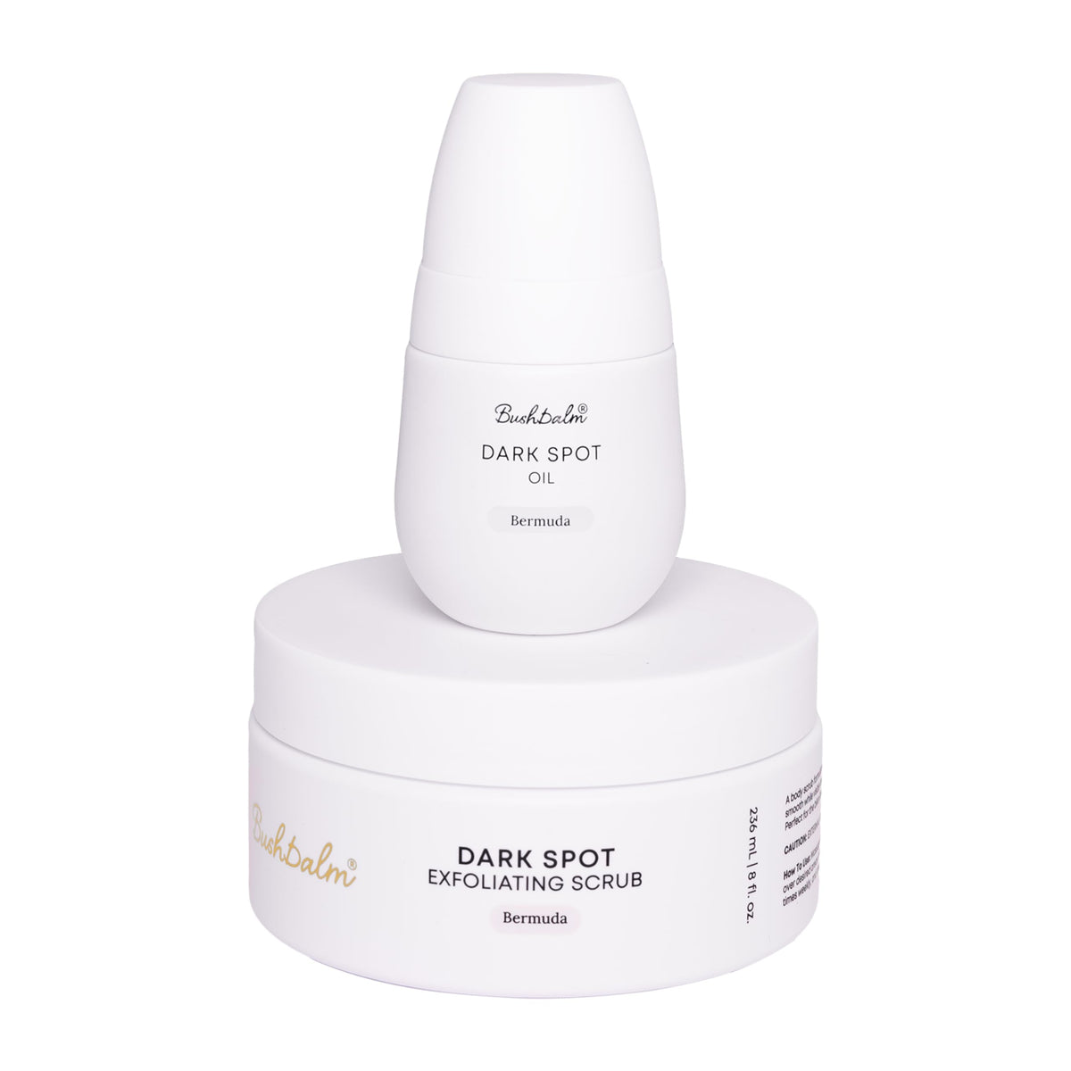 Bushbalm 2-Step Dark Spot & Brightening Routine packaging front view
