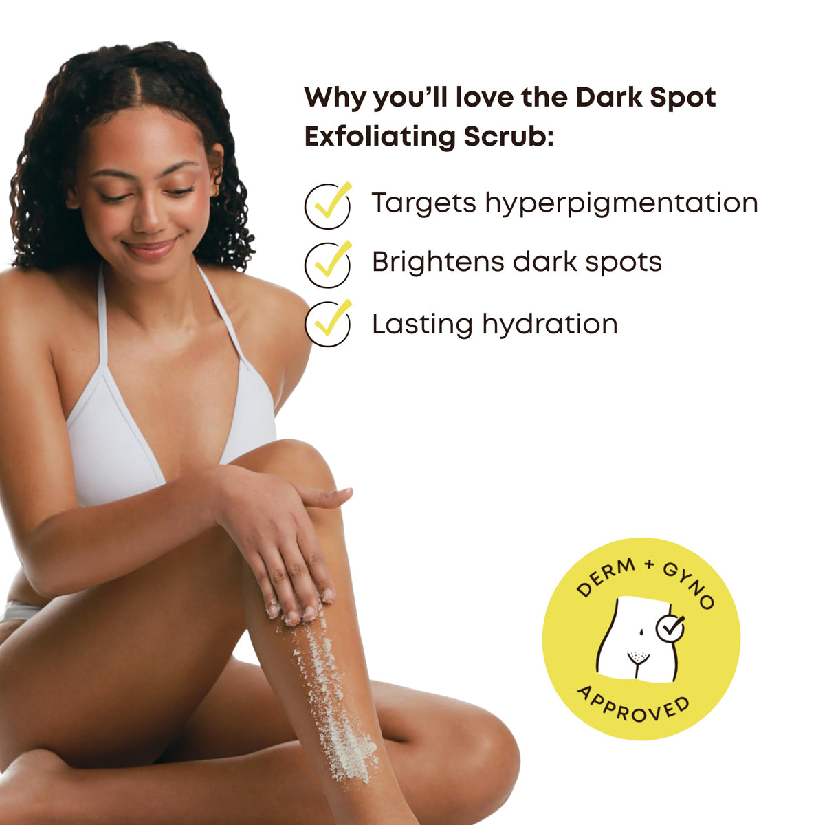 Bushbalm Bermuda Dark Spot Exfoliating Scrub 236ml packaging
