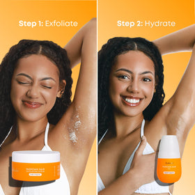 Bushbalm oil being applied to skin