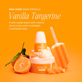 Bushbalm Vanilla Tangerine Oil with natural elements