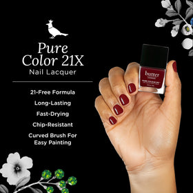 butter LONDON Nail Lacquer Afters bottle with cap