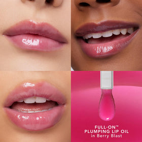 Buxom Full-On Glossy Lip Oil Berry Blast with applicator