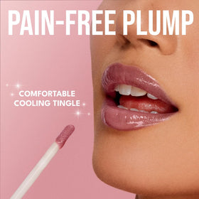 Buxom Full-On Plumping Lip Polish Gloss in use on model