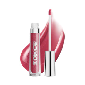 Buxom Full-On Plumping Lip Polish Zoe front view with shimmering finish