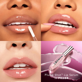 Buxom lip products with natural background