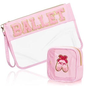 BuyCard Ballet Gifts Cosmetic Makeup Bag Set front view