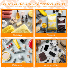 BuyCard Basketball Gifts large makeup bag interior view