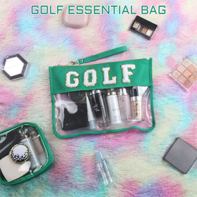 BuyCard Golf Cosmetic Makeup Bag Set packaging display
