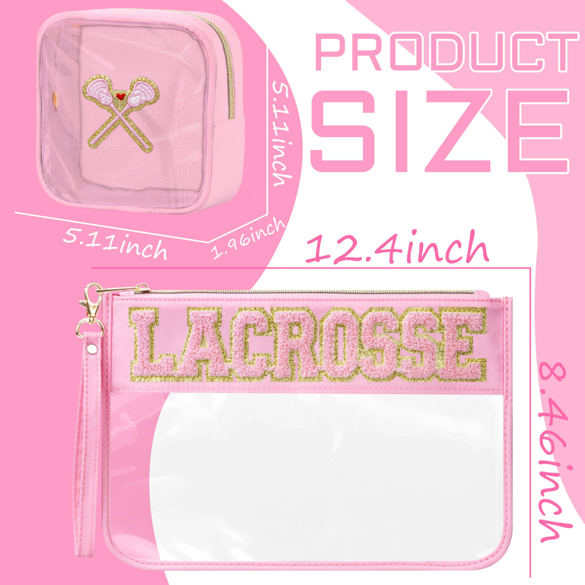 BuyCard Lacrosse large pouch open showing storage space