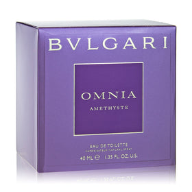 BVLGARI Omnia Amethyste Eau de Toilette packaging and bottle