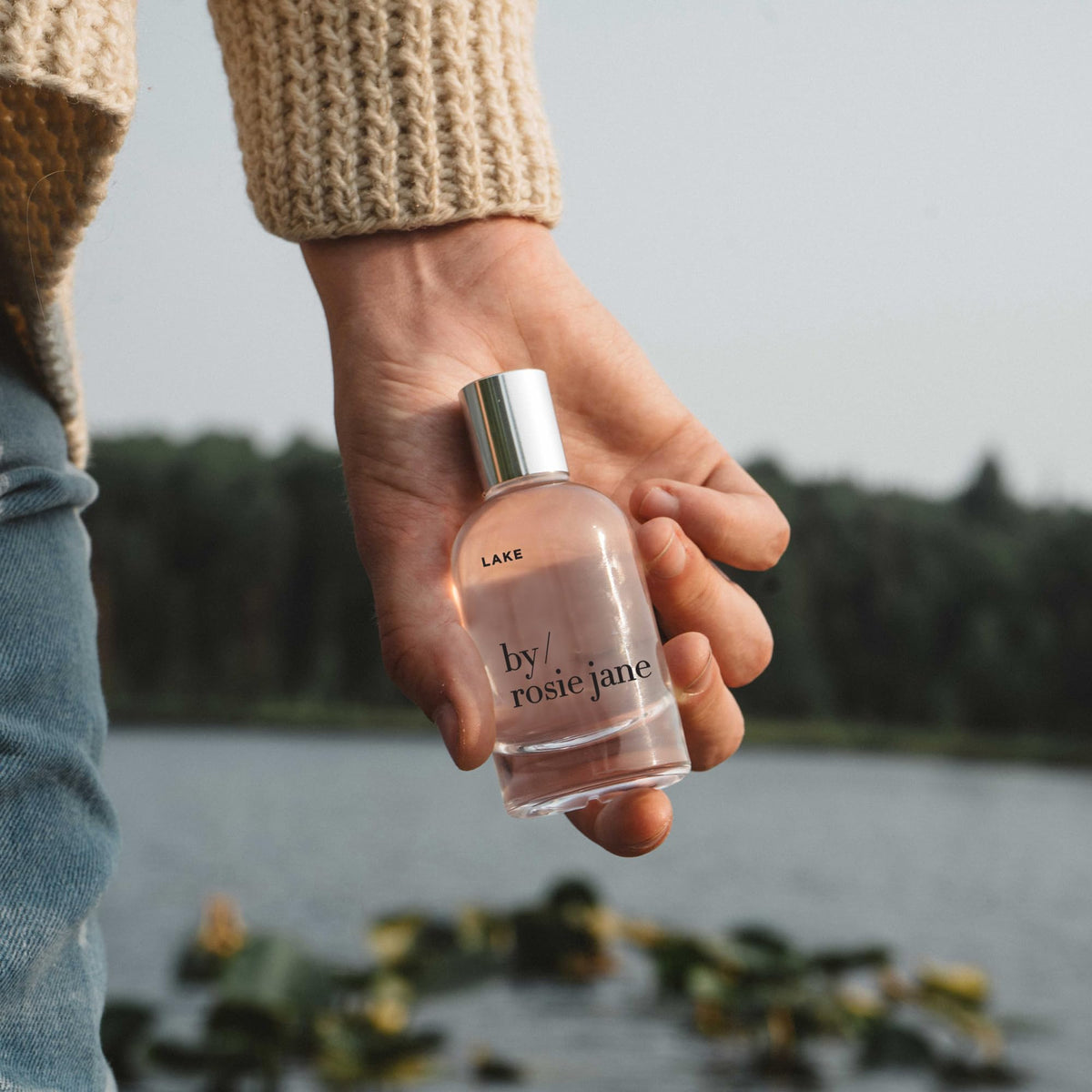 By Rosie Jane Eau De Parfum Spray (Lake) on a vanity