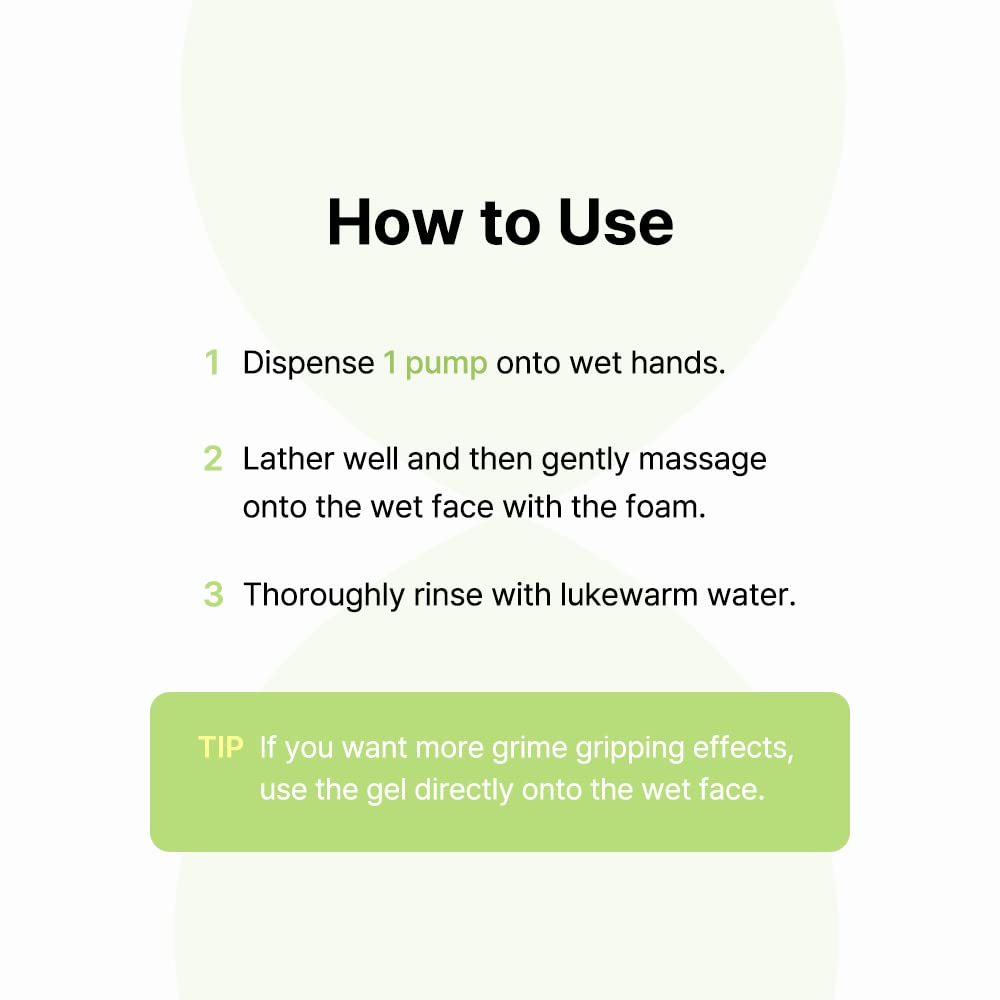 BY WISHTREND Green Tea & Enzyme Milky Foaming Wash box with green tea design
