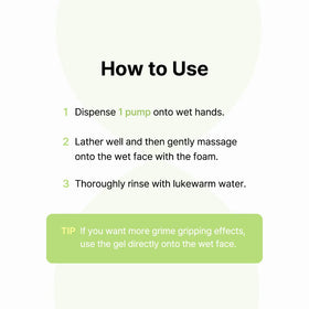 BY WISHTREND Green Tea & Enzyme Milky Foaming Wash box with green tea design