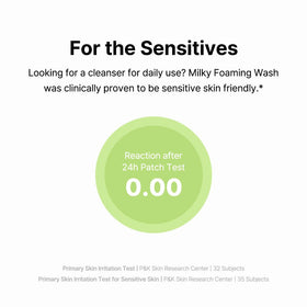 BY WISHTREND Green Tea & Enzyme Milky Foaming Wash in lifestyle setting
