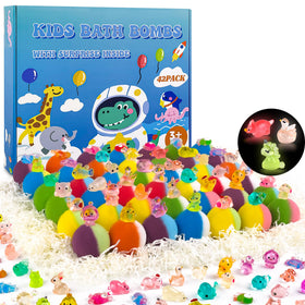 BYGGVIR Bath Bombs for Kids 42 pack in colourful packaging