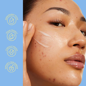 BYOMA Blemish Control Moisturiser 109g application on skin