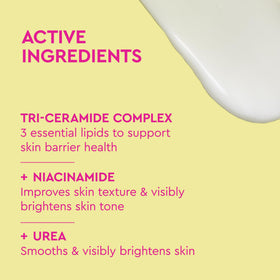 BYOMA Brightening Body Lotion on a bathroom shelf