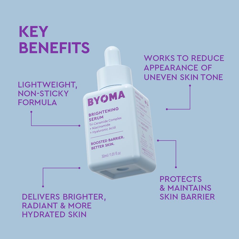 BYOMA Brightening Serum 82g side view