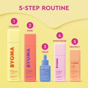 BYOMA Hydrating Serum displayed with other skincare products