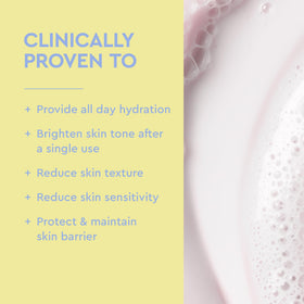 BYOMA Milky Moisture Cleanser bottle side view
