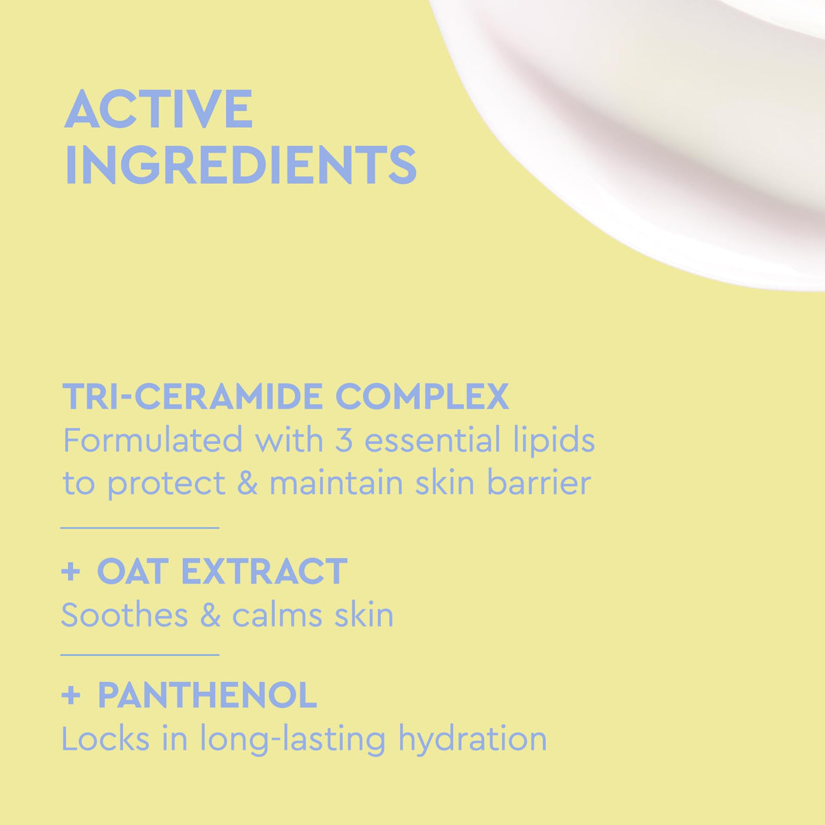 BYOMA Milky Moisture Cleanser texture on hand