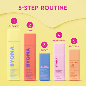 BYOMA Milky Moisture Cleanser with fresh flowers