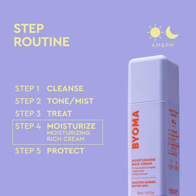 BYOMA Moisturizing Rich Cream lifestyle scene