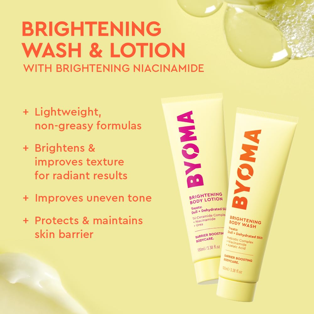 BYOMA Sensitive Wash and Lotion close-up
