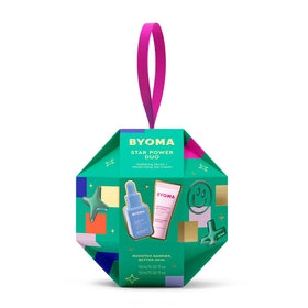 BYOMA Star Power Duo travel kit front view with two skincare products