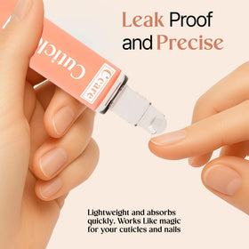 C CARE cuticle oil close-up showing texture