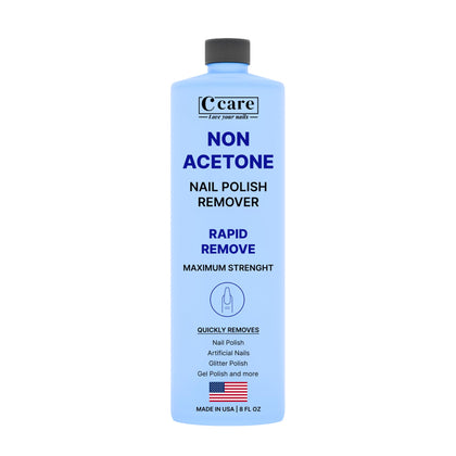 C CARE Gentle Touch Non-Acetone Nail Polish Remover 8 Fl oz front view