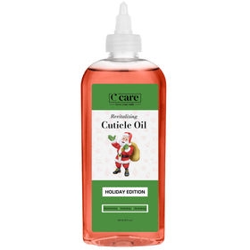 C CARE Holiday Edition Cuticle Oil front view in spill-proof bottle