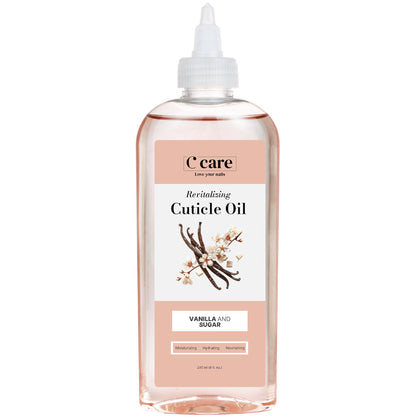C CARE Vanilla & Sugar Cuticle Oil 8 oz front view