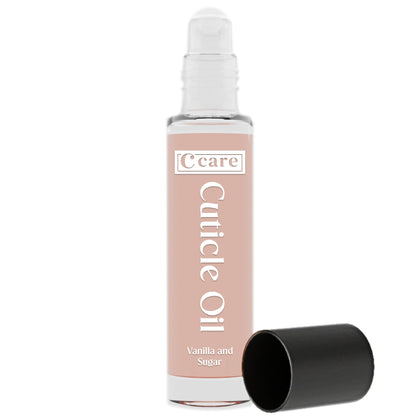C CARE Vanilla & Sugar Roll-On Cuticle Oil 10ml front view