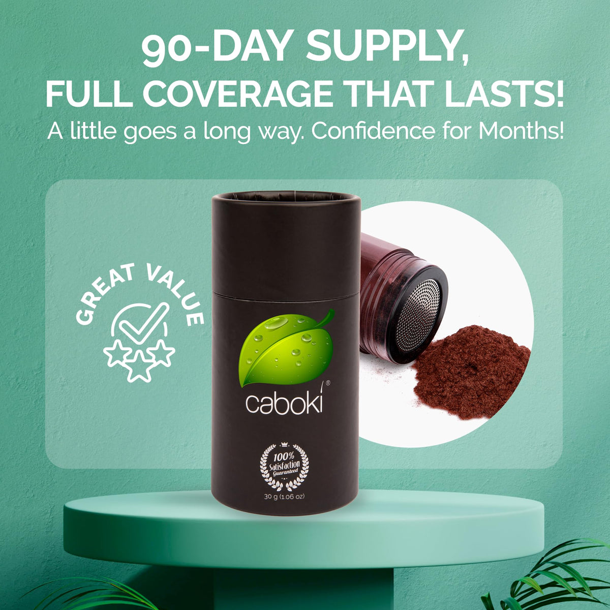 Caboki Hair Fibers 30g Auburn bottle with cap