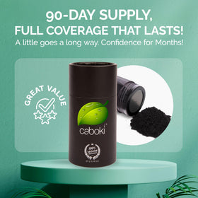 Caboki Hair Fibers 30g Black applicator bottle