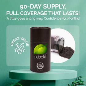 Caboki Hair Fibers 30g Dark Gray applicator bottle