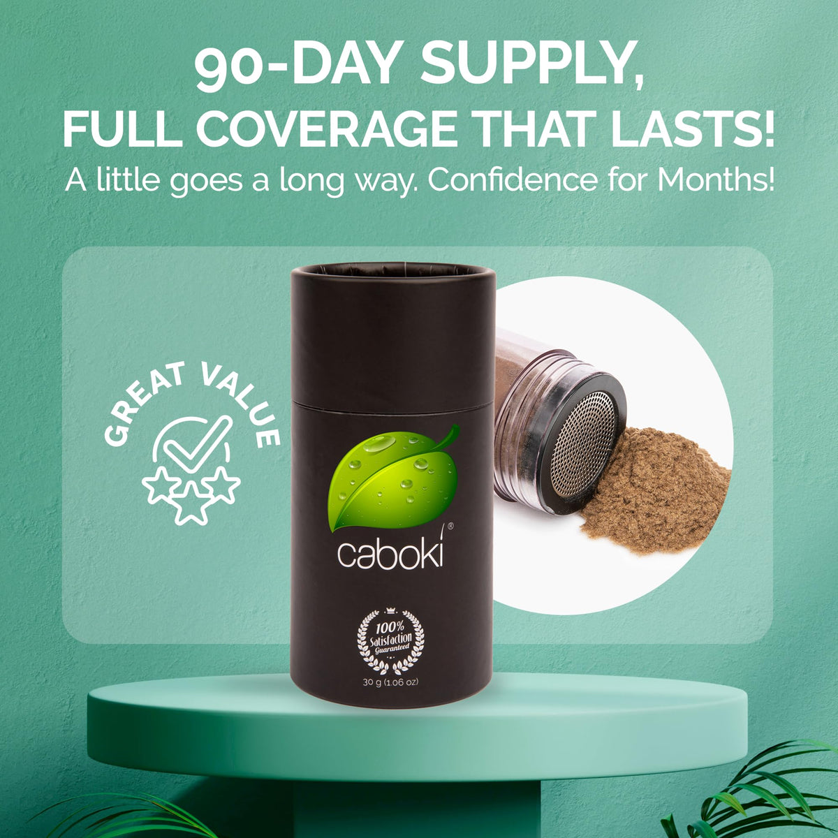 Caboki Hair Fibers applicator bottle with lid
