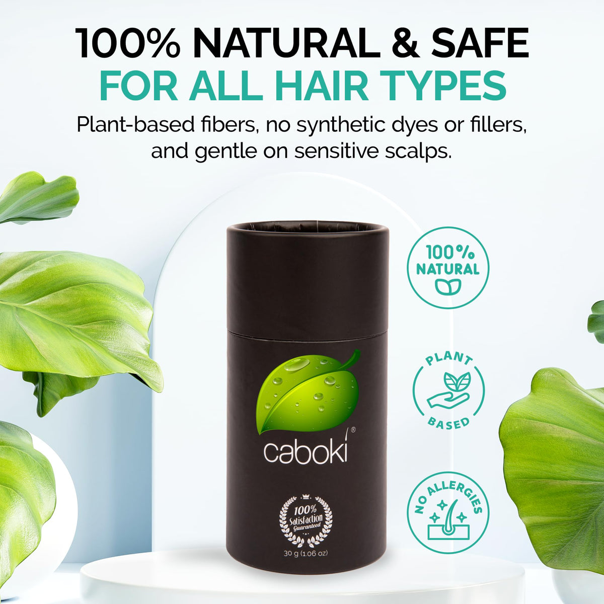 Caboki Hair Fibers before and after application