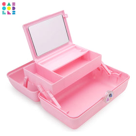 Caboodles On-the-Go Girl Cosmetic Case compact design in a backpack