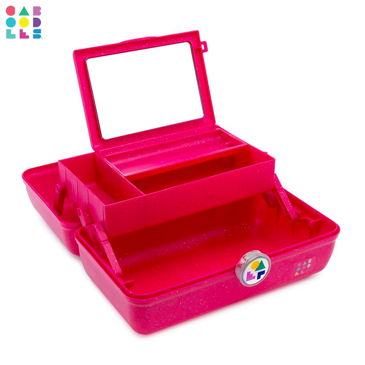 Caboodles On-The-Go Girl Makeup Box with secure latch