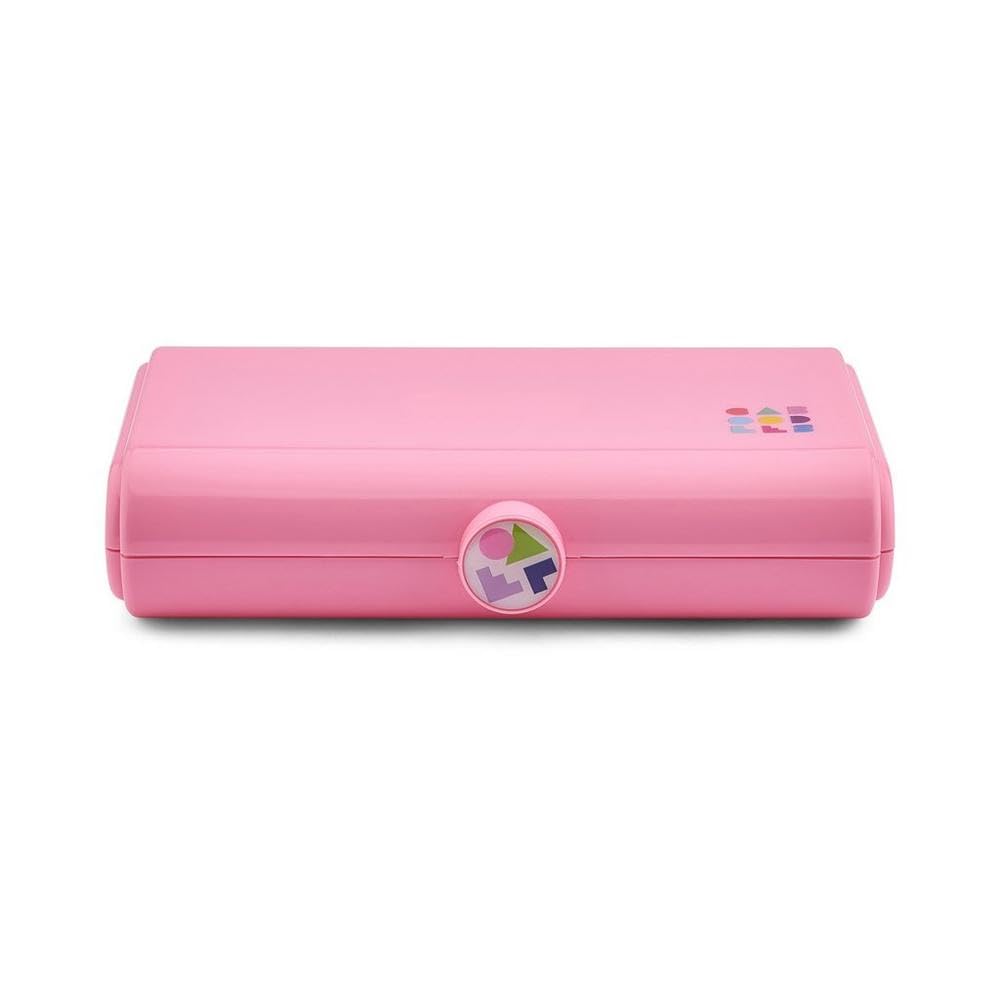 Caboodles Take-It Tote cosmetic case front view in pink