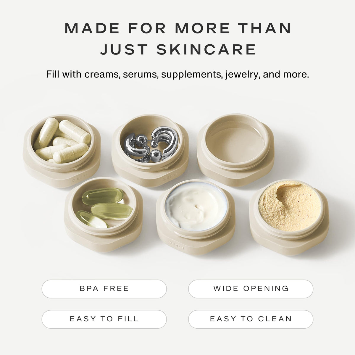 Cadence Basic Skincare Capsule Set with interchangeable tiles