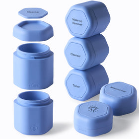 Cadence Full Skincare Capsule Set front view with magnetic lids