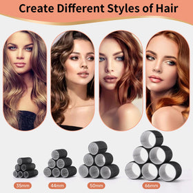 Caija-H large hair rollers in 45mm size displayed